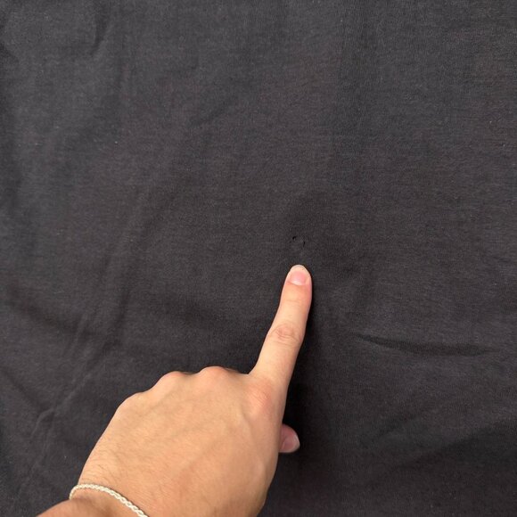 Vintage 1991 American Everest‎ Expedition Crazy Black Puffy Print Tee Shirt XL - Picture 8 of 8